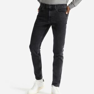 Everlane Uniform Skinny Jeans in Black Wash 35x34